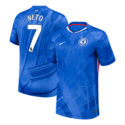 Męska Koszulka Domowa Chelsea NETO #7 2025/26 [PREMIUM] - Topowe Koszulki Pilkarskie Sklep Internetowy