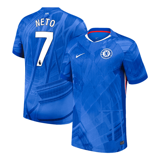 Męska Koszulka Domowa Chelsea NETO #7 2025/26 [PREMIUM] - Topowe Koszulki Pilkarskie Sklep Internetowy