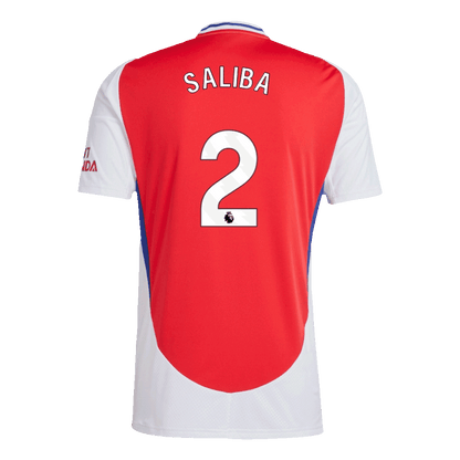 Koszulka Arsenal domowa 2024/25 SALIBA #2 - Topowe Koszulki Pilkarskie Sklep Internetowy
