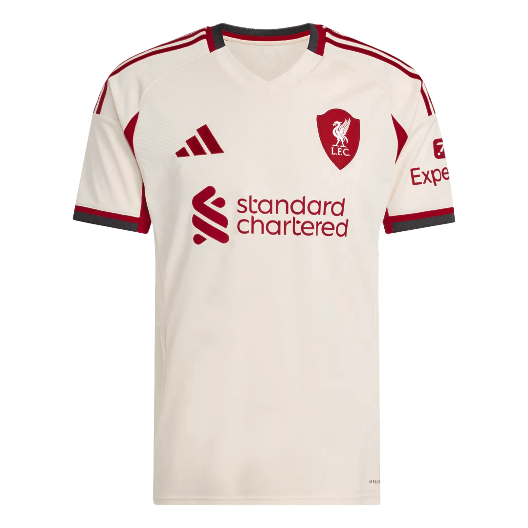 Męska Koszulka Wyjazdowa Liverpool SZOBOSZLAI #8 2025/26