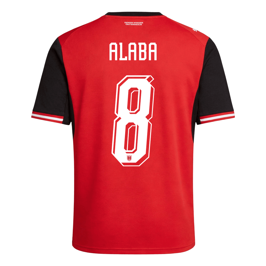 Męska koszulka Austrii domowa ALABA #8 – Mundial 2026