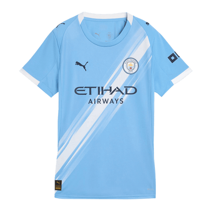 Damska Koszulka Domowa Manchester City 2025/26 - Topowe Koszulki Pilkarskie Sklep Internetowy