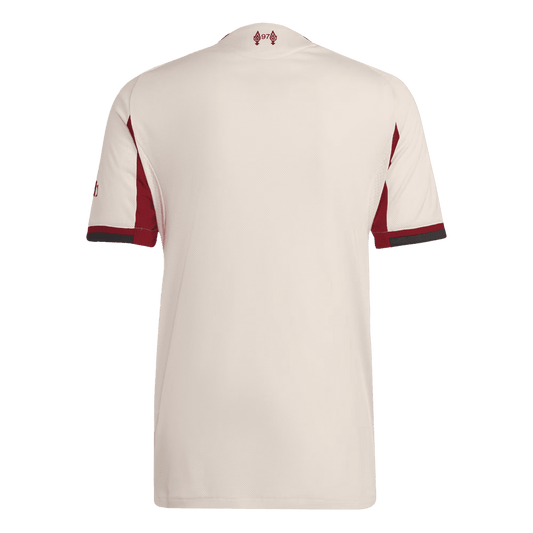 Męska Koszulka Wyjazdowa Liverpool Wersja Piłkarska 25/26 - Slim Fit - Topowe Koszulki Pilkarskie Sklep Internetowy