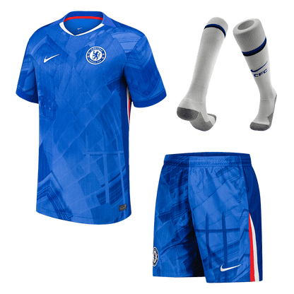 Męski Zestaw Domowa Chelsea (Koszulka + Spodenki + Skarpety) 2025/26 [PREMIUM]