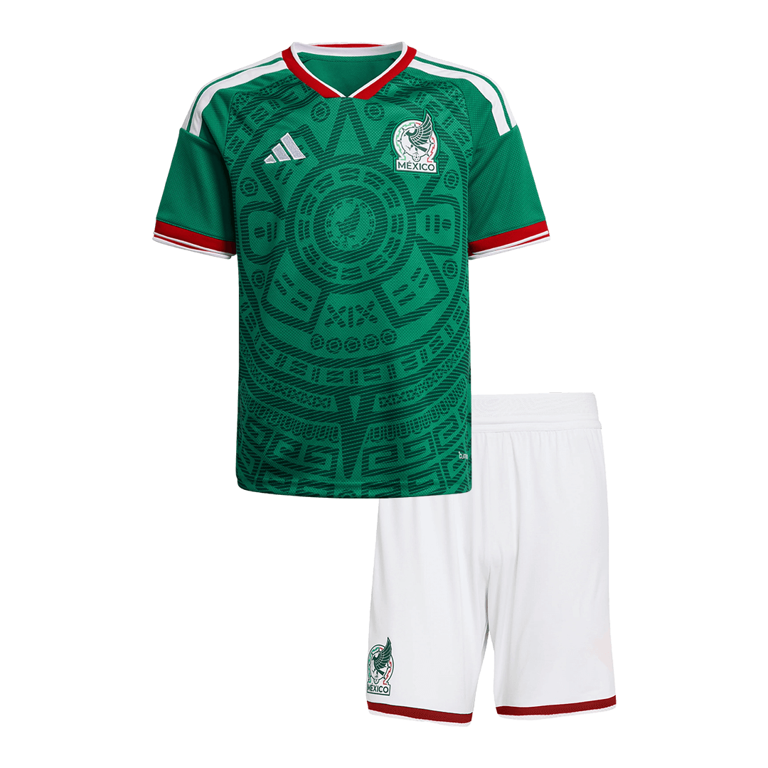 Dziecięcy Zestaw Domowa Mexico (Koszulka+Spodenki) 2025/26