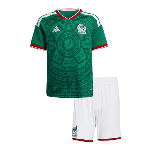Dziecięcy Zestaw Domowa Mexico (Koszulka+Spodenki) 2025/26