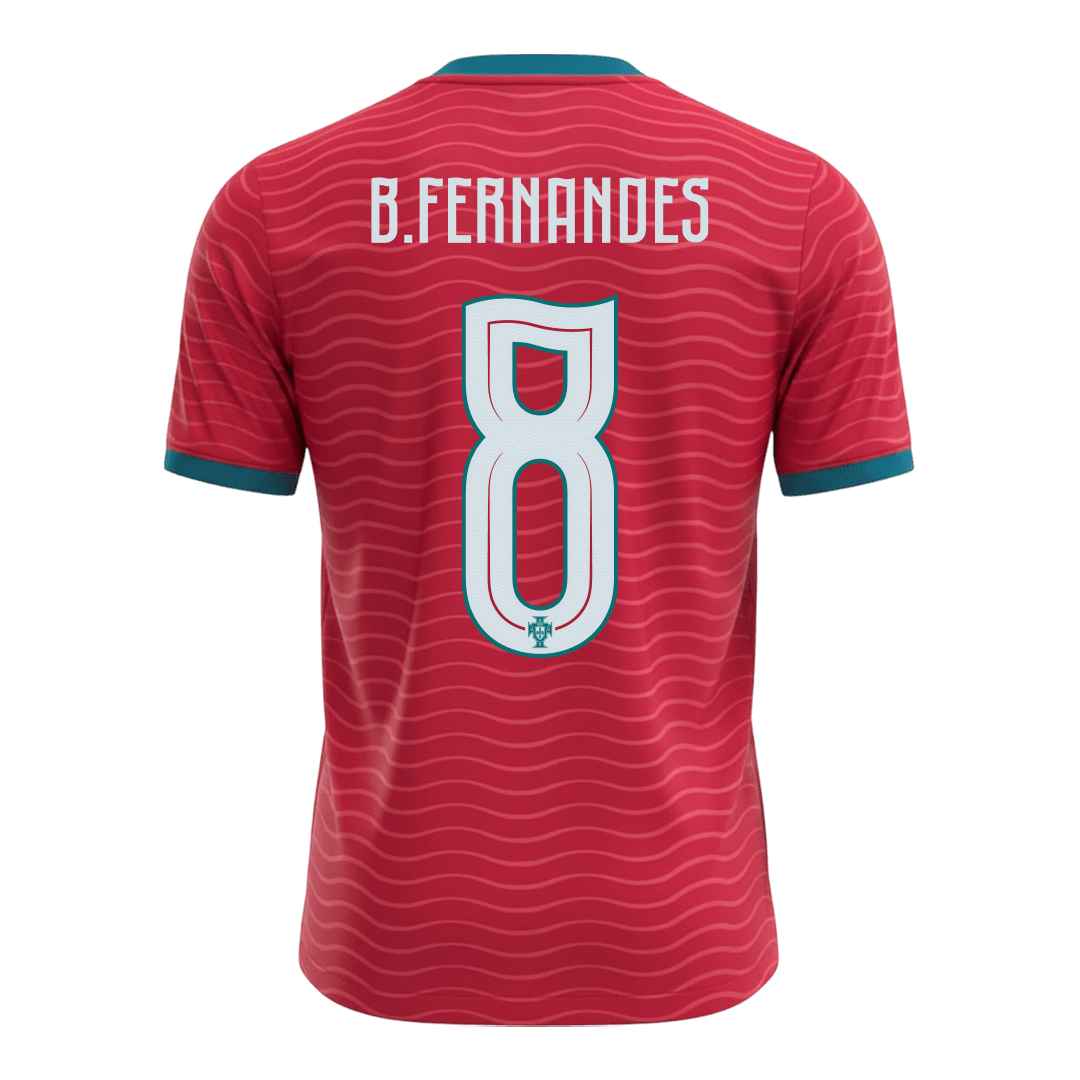 Męska koszulka Portugalii domowa B.FERNANDES #8 – Mundial 2026 [PREMIUM]