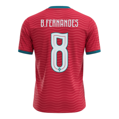 Męska koszulka Portugalii domowa B.FERNANDES #8 – Mundial 2026 [PREMIUM]