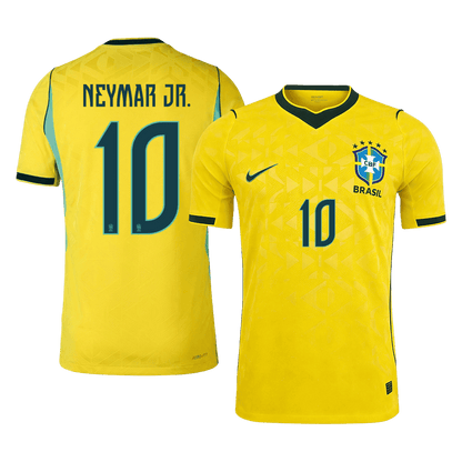 Męska koszulka Brazylii domowa NEYMAR JR. #10 wersja zawodnicza - Mundial 2026