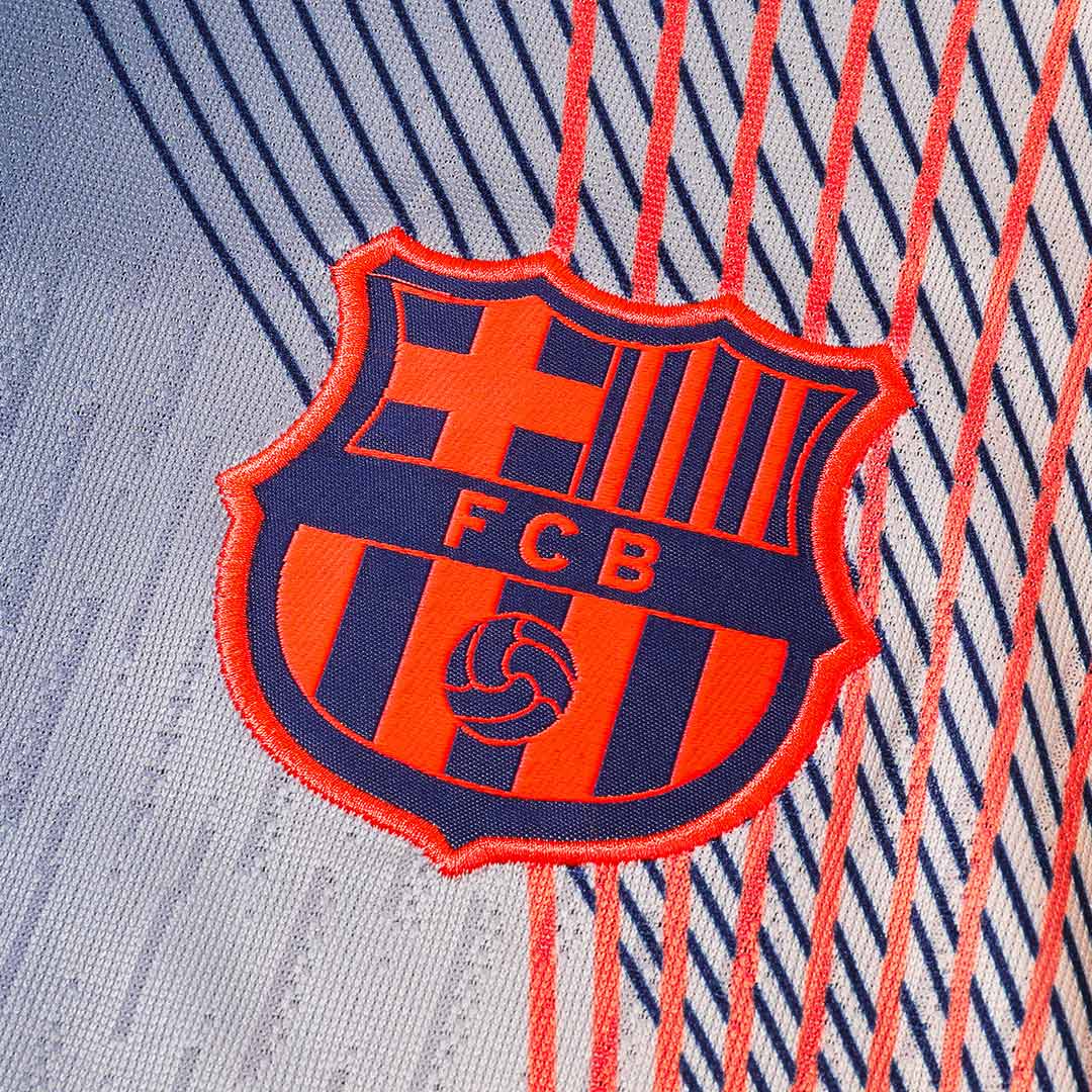 Juniorski Barcelona Bluza z zamkiem Komplet Dresowy 2025/26