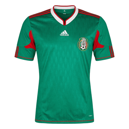 Męska koszulka Meksyku domowa Retro - Mundial 2010