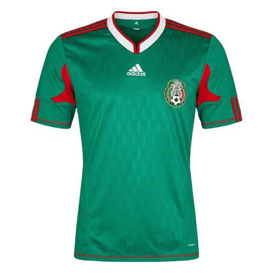 Męska koszulka Meksyku domowa Retro - Mundial 2010