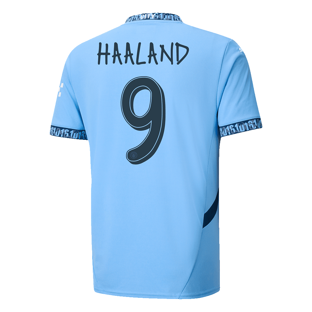 HAALAND #9 Manchester City Home Koszulka piłkarska 2024/25 - UCL - Topowe Koszulki Pilkarskie Sklep Internetowy