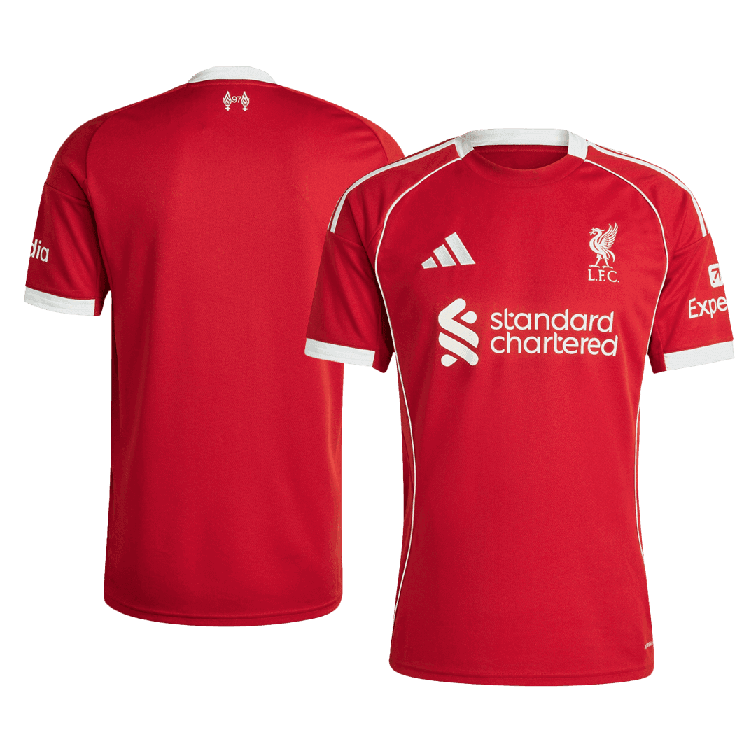 Męska Koszulka Domowa Liverpool 2025/26 - Topowe Koszulki Pilkarskie Sklep Internetowy