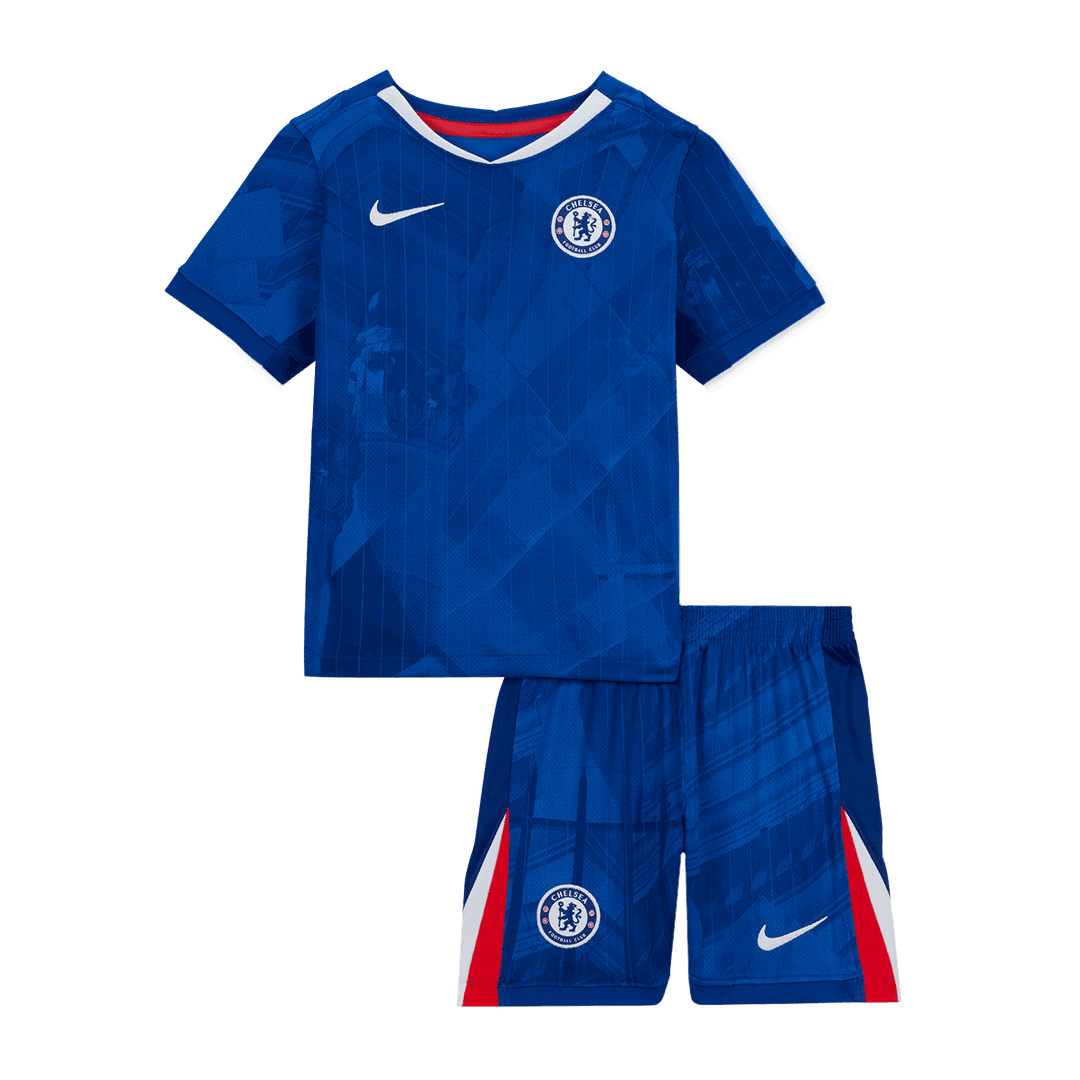 Dziecięcy Zestaw Domowy Chelsea (Koszulka+Spodenki) 2025/26 - Topowe Koszulki Pilkarskie Sklep Internetowy