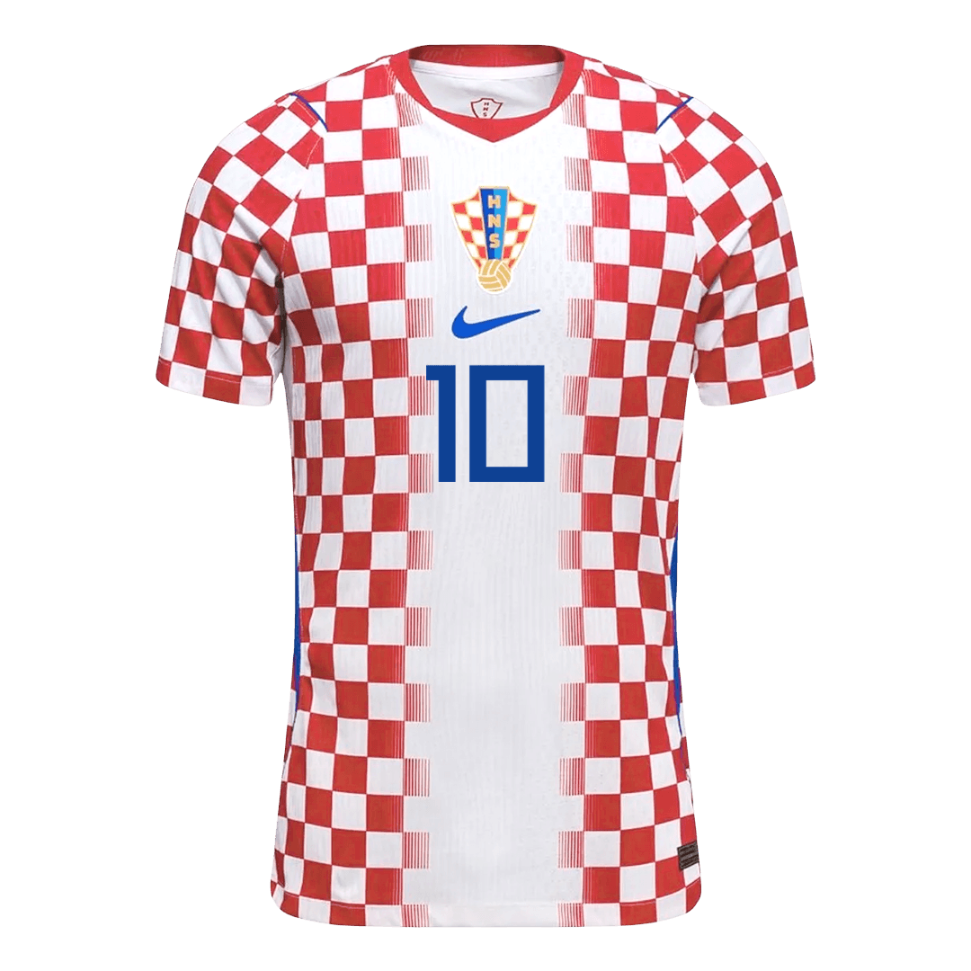 Męska koszulka Chorwacji domowa MODRIĆ #10 wersja zawodnicza - Mundial 2026