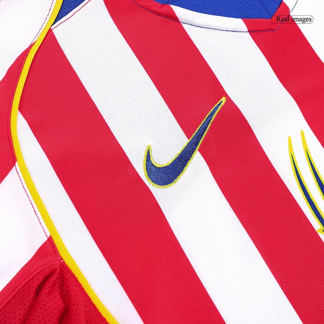 Męska koszulka piłkarska Atletico Madryt Home Retro 2004/05 - Topowe Koszulki Pilkarskie Sklep Internetowy