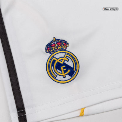 Dziecięcy Zestaw Domowa Real Madrid (Koszulka + Spodenki + Skarpety) 2025/26 [PREMIUM]
