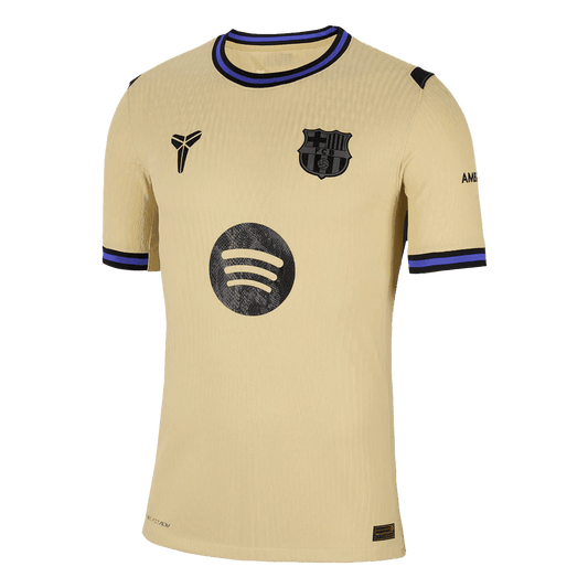 Męska Koszulka Wyjazdowa FC Barcelona GAVI #6 Wersja Piłkarska 2025/26 - UCL - Slim Fit - Topowe Koszulki Pilkarskie Sklep Internetowy