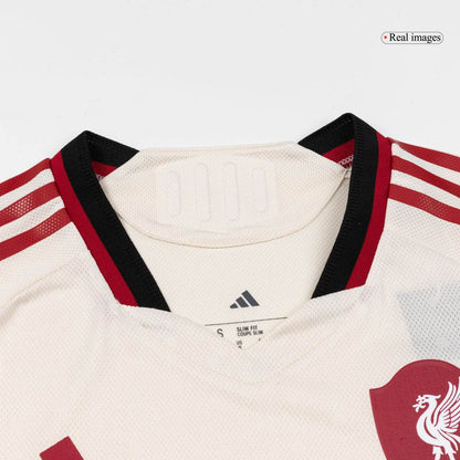 Męska Koszulka Wyjazdowa Liverpool Wersja Piłkarska 25/26 - Slim Fit - Topowe Koszulki Pilkarskie Sklep Internetowy