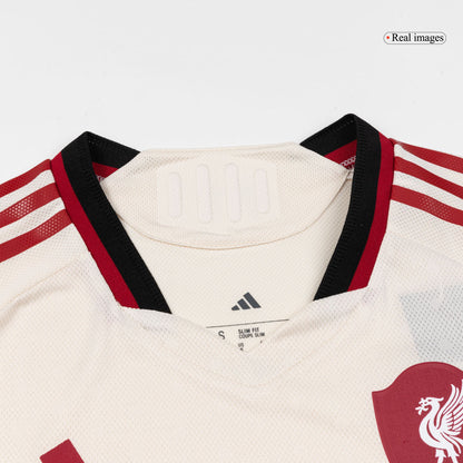 Męska Koszulka Wyjazdowa Liverpool GAKPO #18 Wersja Piłkarska 2025/26 - Slim Fit