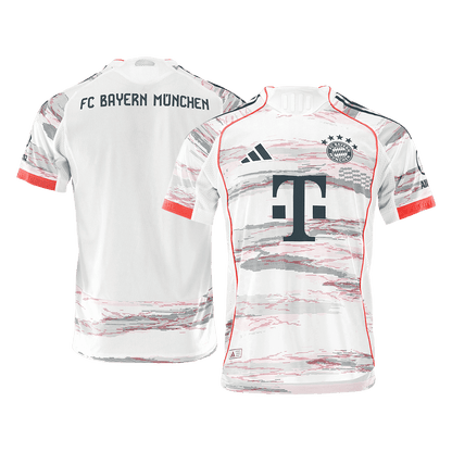 Męska Koszulka Wyjazdowa Bayern Monachium Wersja Piłkarska 2025/26 - Slim Fit - Topowe Koszulki Pilkarskie Sklep Internetowy
