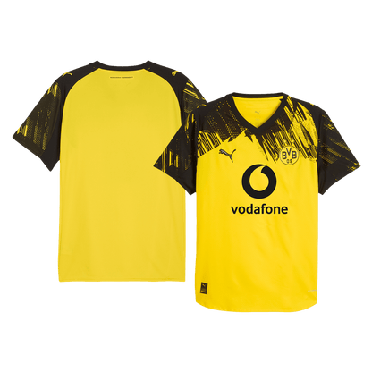 Męska Koszulka Domowa Borussia Dortmund Wersja Piłkarska 2025/26 - Slim Fit