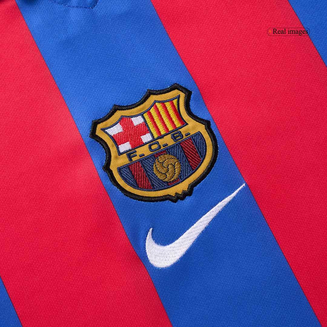 Koszulka Retro Domowa Barcelona XAVI #6 2001/02 - Topowe Koszulki Pilkarskie Sklep Internetowy