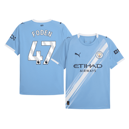Męska Koszulka Domowa Manchester City FODEN #47 2025/26 - Topowe Koszulki Pilkarskie Sklep Internetowy
