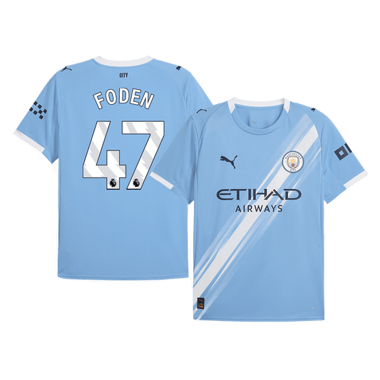 Męska Koszulka Domowa Manchester City FODEN #47 2025/26 - Topowe Koszulki Pilkarskie Sklep Internetowy
