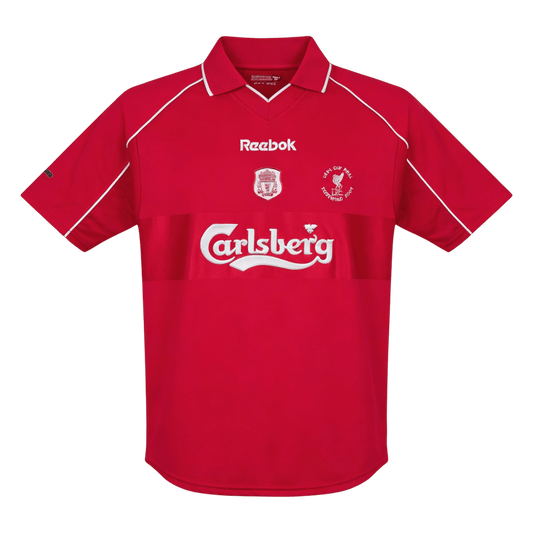 Męska Koszulka Retro Domowa Liverpool 2000/01