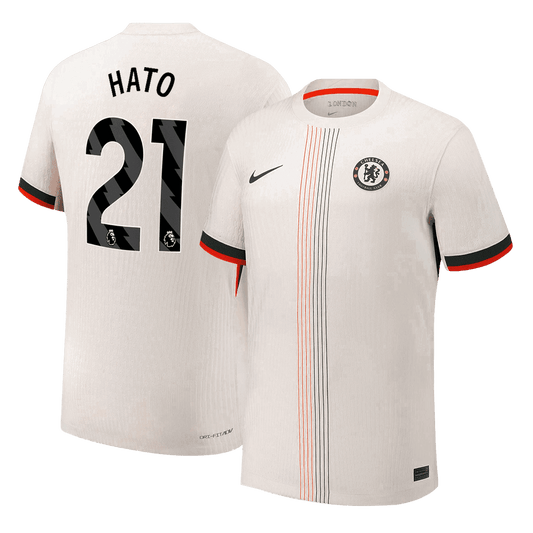 Męska Koszulka Wyjazdowa Chelsea HATO #21 Wersja Piłkarska 2025/26 - Slim Fit - Topowe Koszulki Pilkarskie Sklep Internetowy