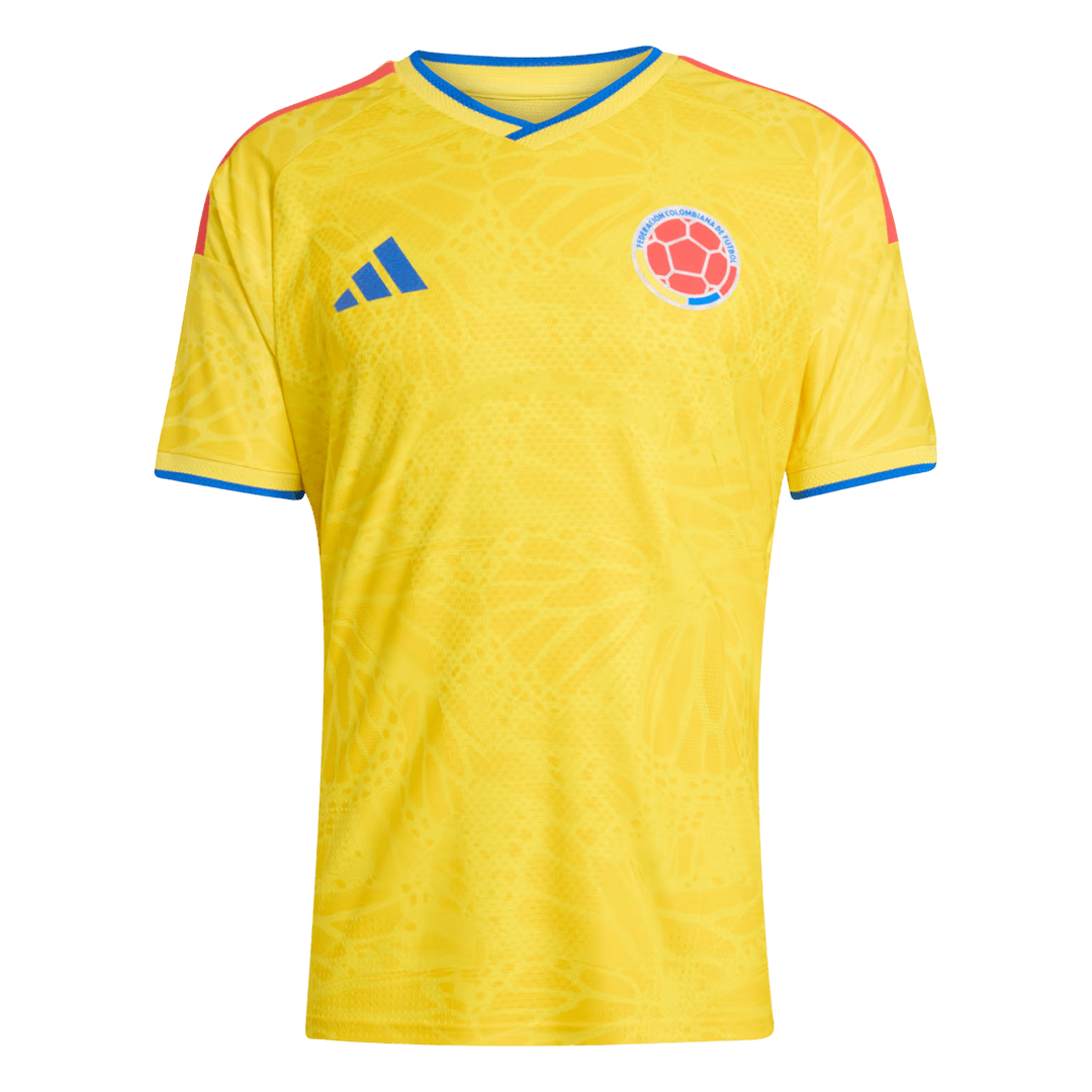 Męska koszulka Kolumbii domowa wersja zawodnicza – Mundial 2026