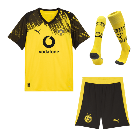 Męski Zestaw Domowa Borussia Dortmund (Koszulka + Spodenki + Skarpety) 2025/26