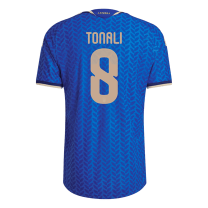 Męska Koszulka Domowa Italy TONALI #8 Wersja Piłkarska World Cup 2026 - Slim Fit