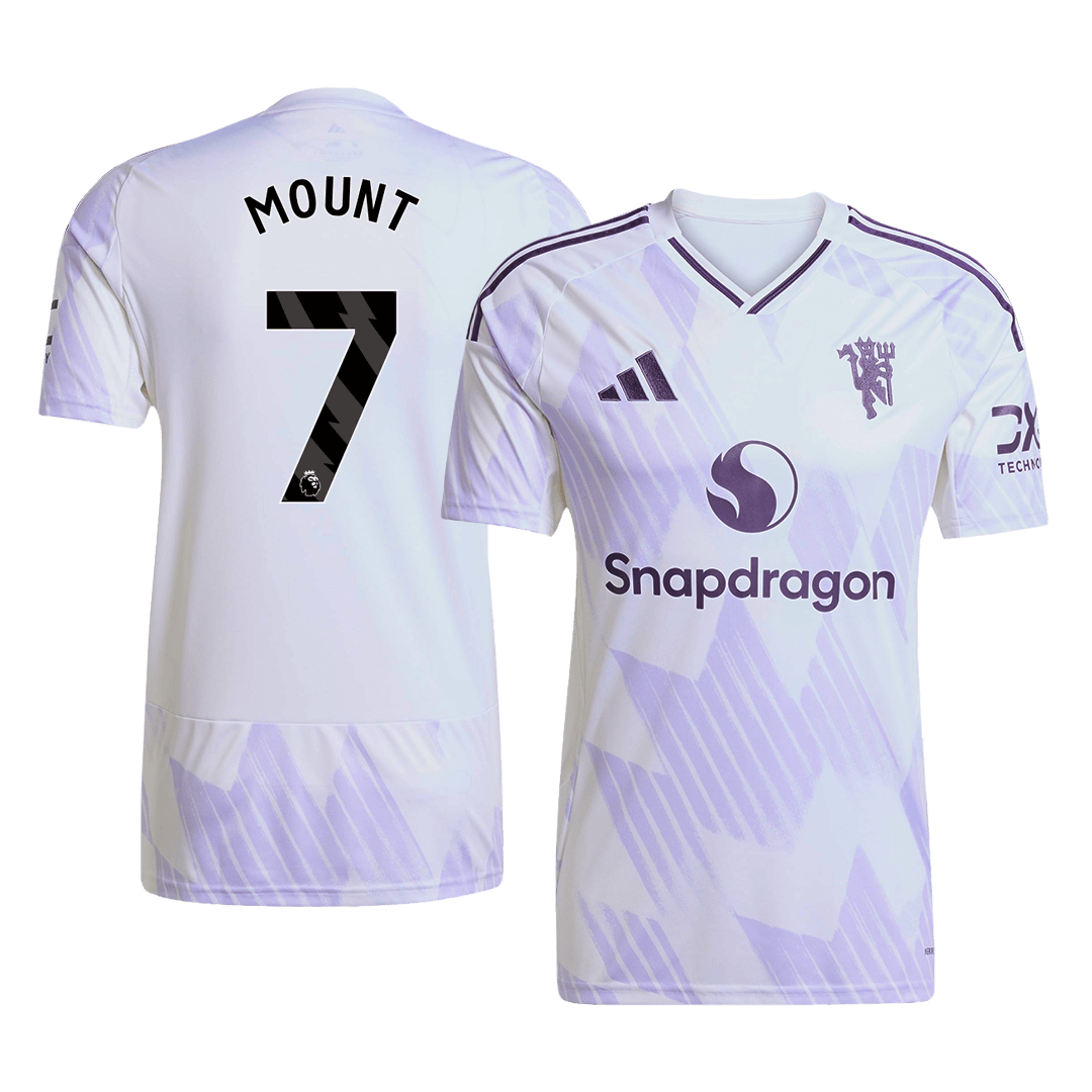 Męska Koszulka Wyjazdowa Manchester United MOUNT #7 2025/26