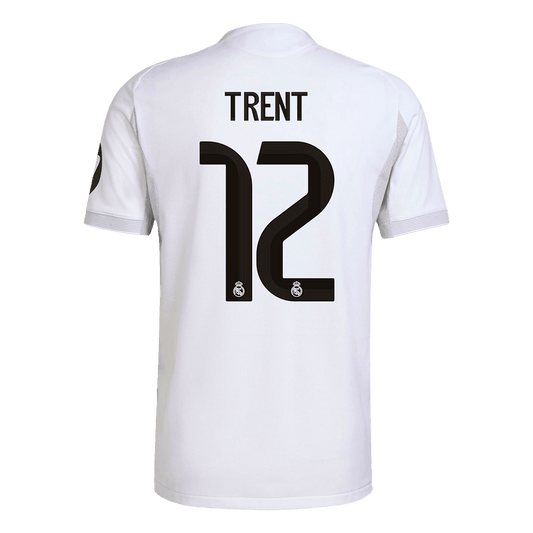 Męska Koszulka Domowa Real Madryt TRENT #12 Wersja Piłkarska 2025/26 - Slim Fit - Topowe Koszulki Pilkarskie Sklep Internetowy