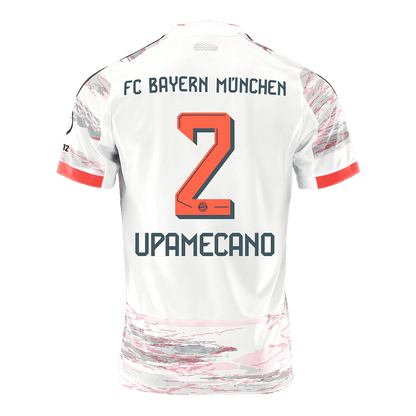 Męska Koszulka Wyjazdowa Bayern Munich UPAMECANO #2 2025/26 - Topowe Koszulki Pilkarskie Sklep Internetowy