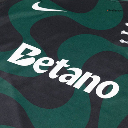 Męska Alternatywna Koszulka Sporting CP 25/26 Czarna - Topowe Koszulki Pilkarskie Sklep Internetowy