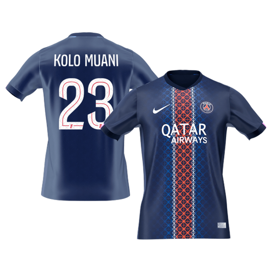 Męska Koszulka Domowa PSG KOLO MUANI #23 2025/26 [PREMIUM]
