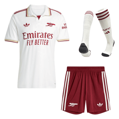 Męski Zestaw Trzecia Wyjazdowa Arsenal (Koszulka + Spodenki + Skarpety) 2025/26