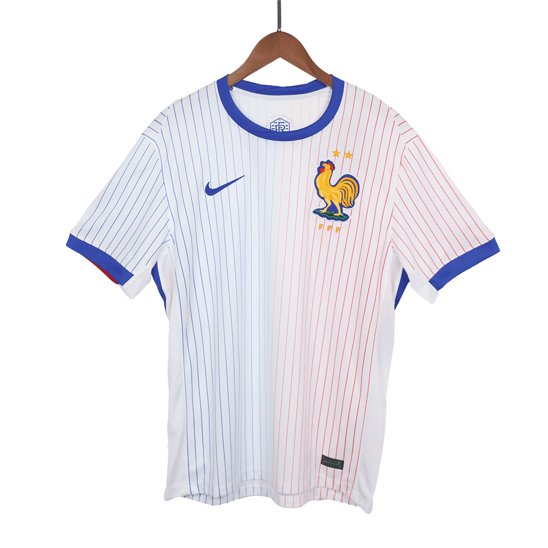 Męska Wysokiej jakości wyjazdowa koszulka piłkarska France Euro 2024 - Topowe Koszulki Pilkarskie Sklep Internetowy