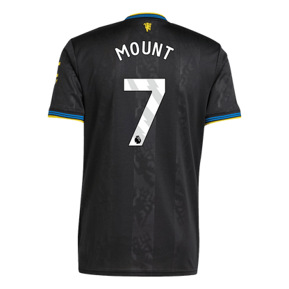 Męska Koszulka Trzecia Wyjazdowa Manchester United MOUNT #7 2025/26