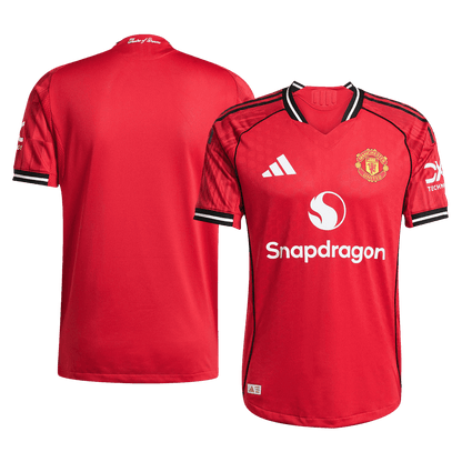 Męska Koszulka Domowa Manchester United Wersja Piłkarska 2025/26 - Slim Fit - Topowe Koszulki Pilkarskie Sklep Internetowy