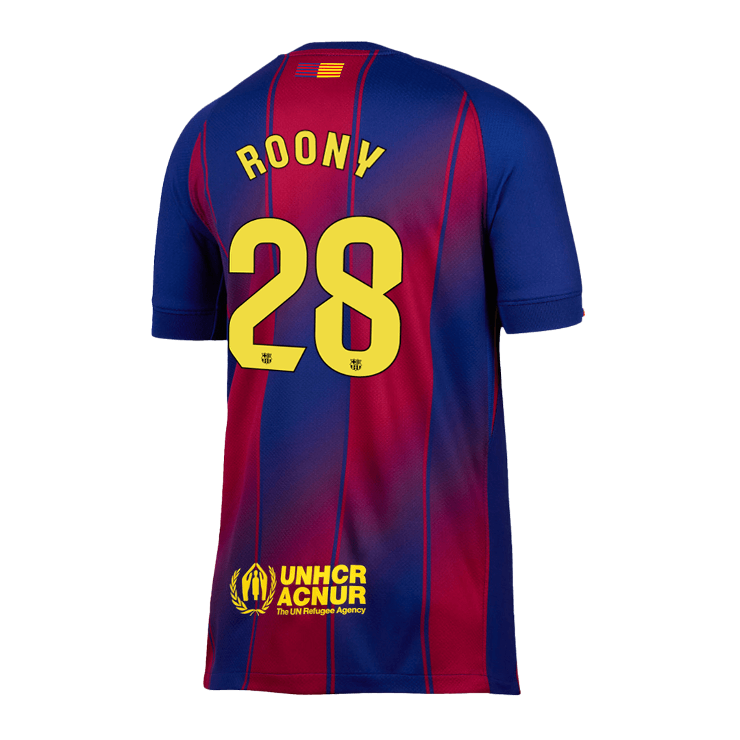 Męska Koszulka Domowa Barcelona ROONY #28 2025/26