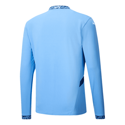 Manchester City Home Koszulka piłkarska z długim rękawem 2024/25 - Topowe Koszulki Pilkarskie Sklep Internetowy