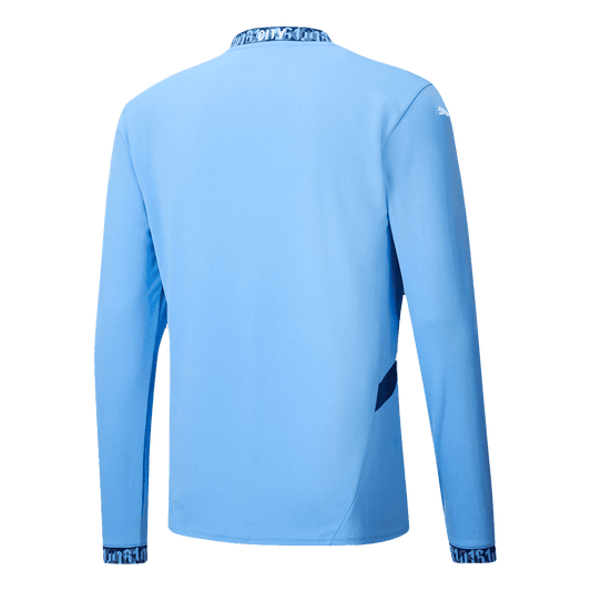 Manchester City Home Koszulka piłkarska z długim rękawem 2024/25 - Topowe Koszulki Pilkarskie Sklep Internetowy