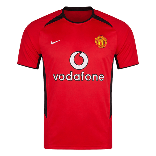 Męska Koszulka Retro Domowa Manchester United 2002/04