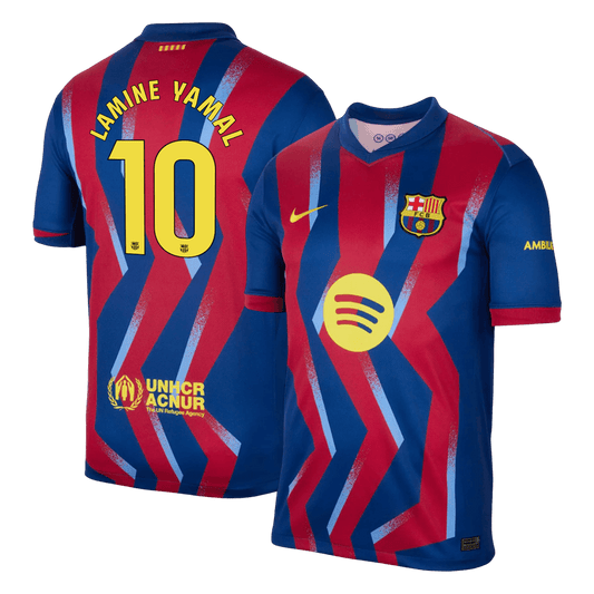 Męska Koszulka Czwarta Wyjazdowa Barcelona LAMINE YAMAL #10 2025/26