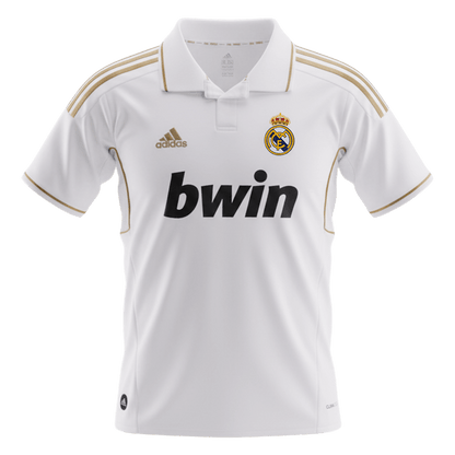 Męska Koszulka Retro Domowa Real Madrid 2011/12